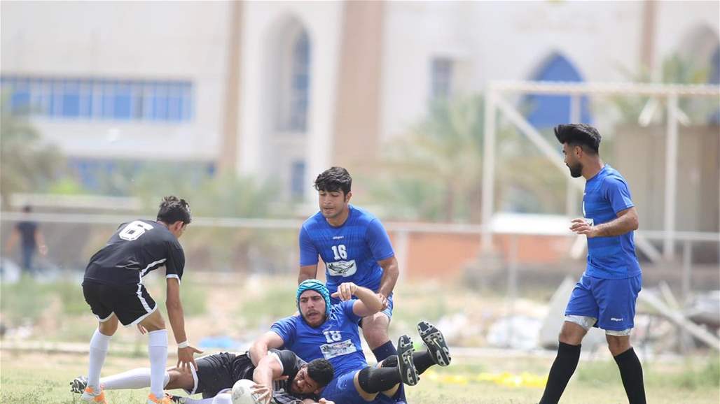 جامعة الكوفة تحتضن مباراة وطني الركبي وتستعد لتشكيل اول فريق في النجف 