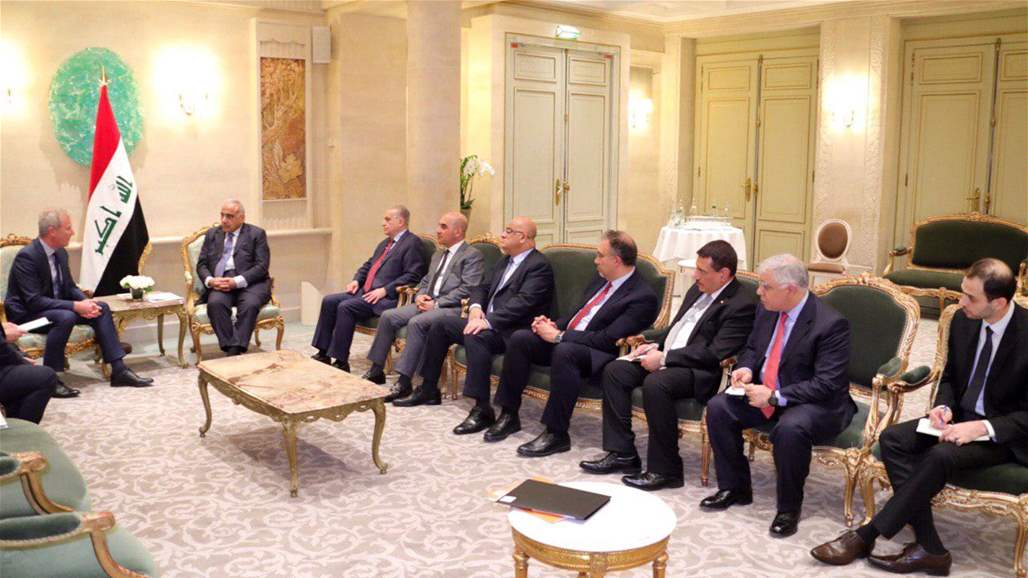 عبد المهدي: الحكومة مستعدة لتوفير متطلبات العمل للشركات الفرنسية