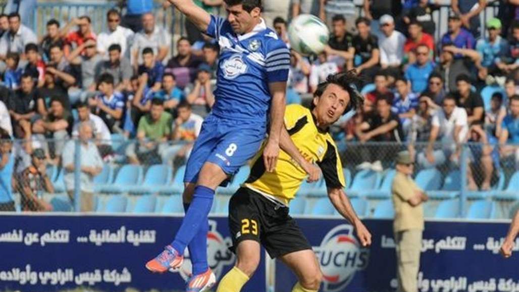 التعادل السلبي يخيم على مواجهة اربيل والقوة الجوية في الدوري الممتاز