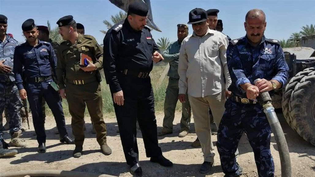 ضبط خرقين على انابيب نفط في ديالى 