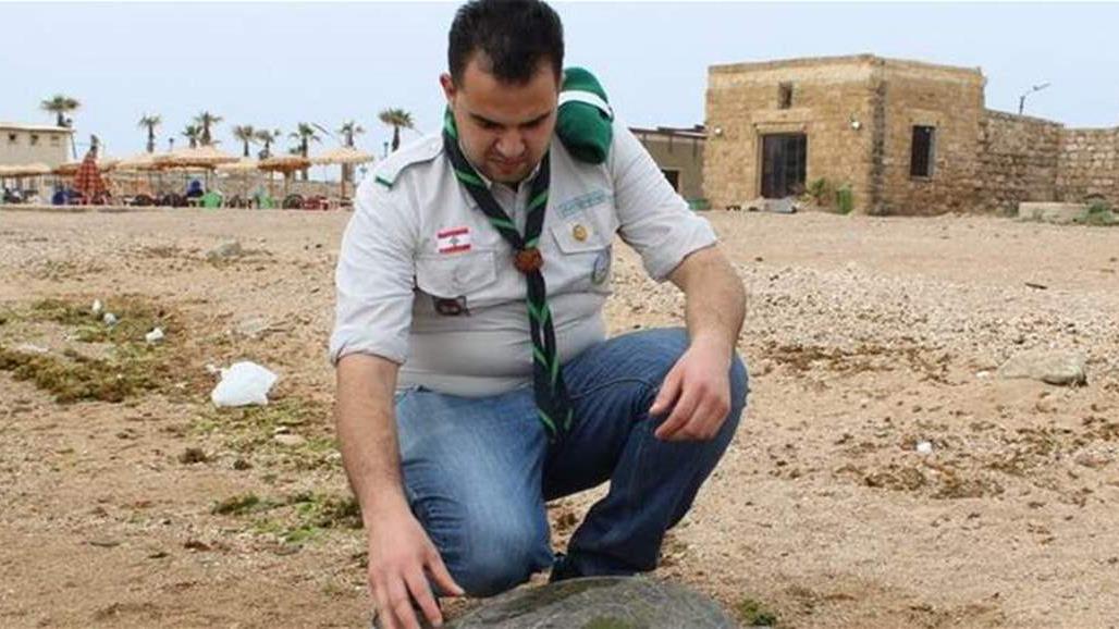 بالصورة: العثور على سلحفاة خضراء معمرة ونافقة على شواطئ لبنان  