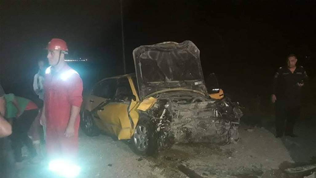 مصرع شخص وإصابة خمسة آخرين بحادث سير على طريق كوت بدرة