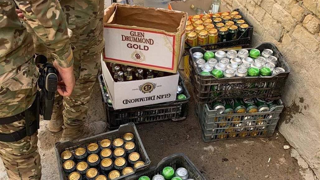 شرطة بغداد تعتقل ثمانية بائعي مشروبات كحولية وسط العاصمة