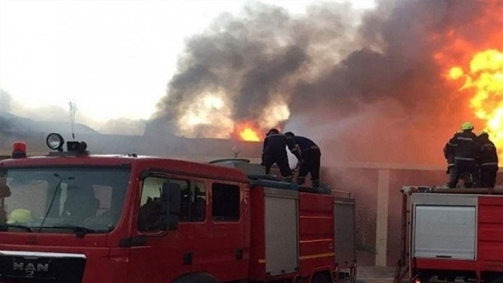 الدفاع المدني ينقذ 30 شخصاً من حريق اندلع بشركة للاتصالات في ميسان