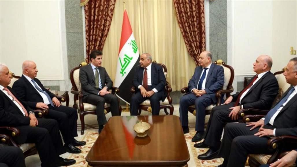 Abdul-Mahdi congratulated Barzani: Your assumption of the presidency of the region will reflect positively on the situation of the country Doc-P-306499-636951613632557516