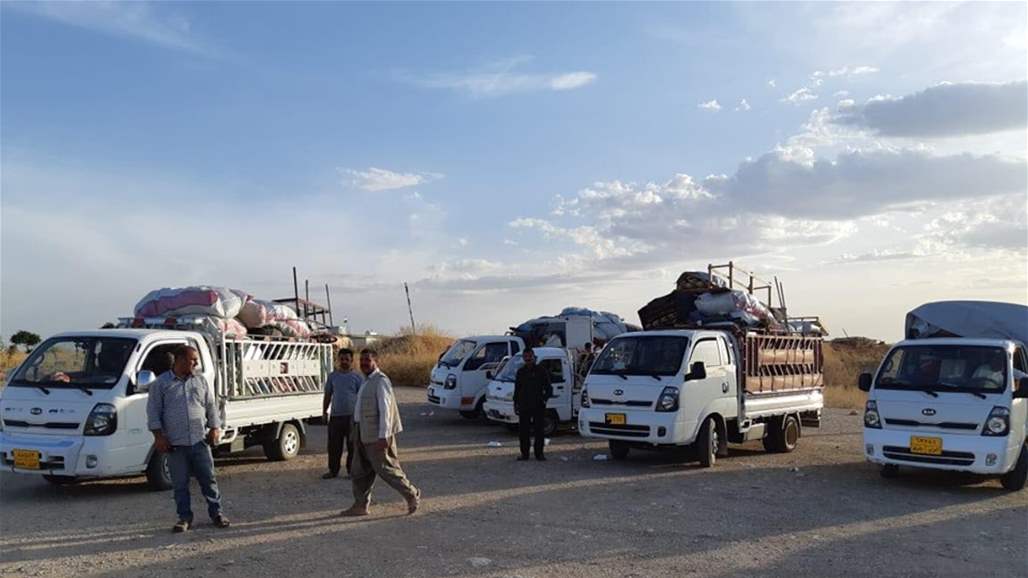 الامن الوطني يشرف على عودة 70 أيزيدياً من مخيم نيروز السوري إلى سنجار
