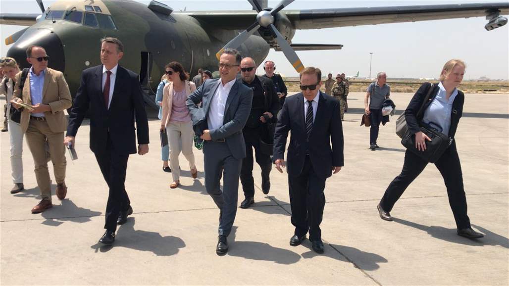 وزير الخارجية الالماني يصل بغداد