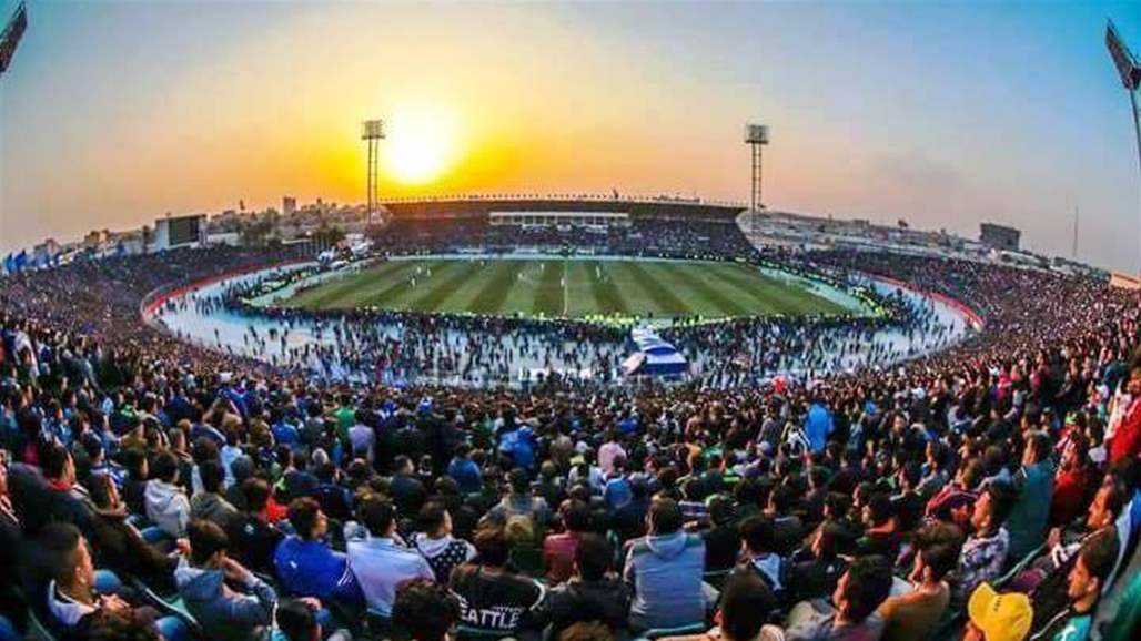 بالصور.. ملعب الشعب الدولي يستعد لكلاسيكو العراق