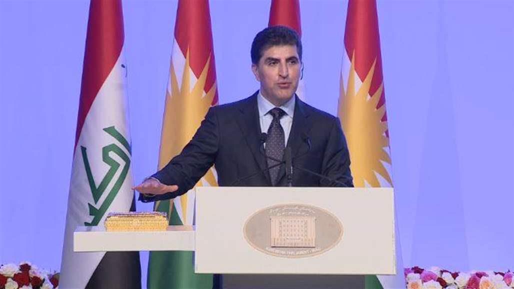 البارزاني يؤدي اليمين الدستوري رئيسا لاقليم كردستان