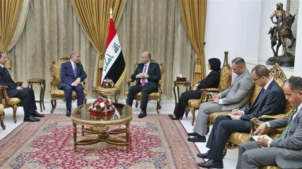 صالح يؤكد سعي العراق لتوسيع علاقاته الخارجية في مختلف المجالات