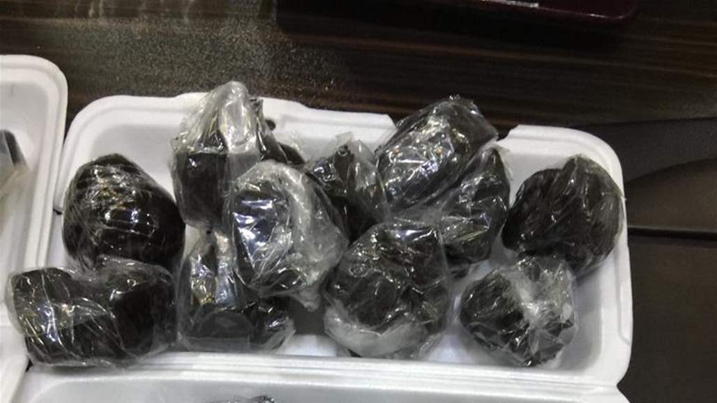 اعتقال ايراني بحوزته 3 كغم من الترياك في زرباطية