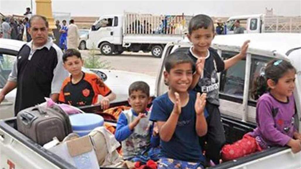162 نازح يعودون الى القائم