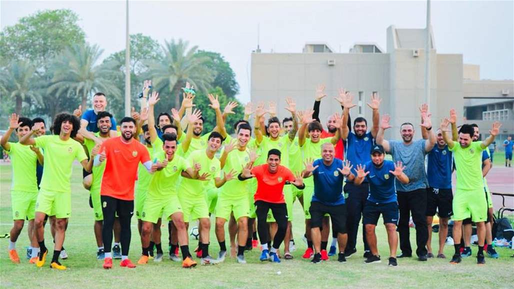 تدريبات الشرطة تتحول لاحتفال بعد تعادل الصقور والسفانة