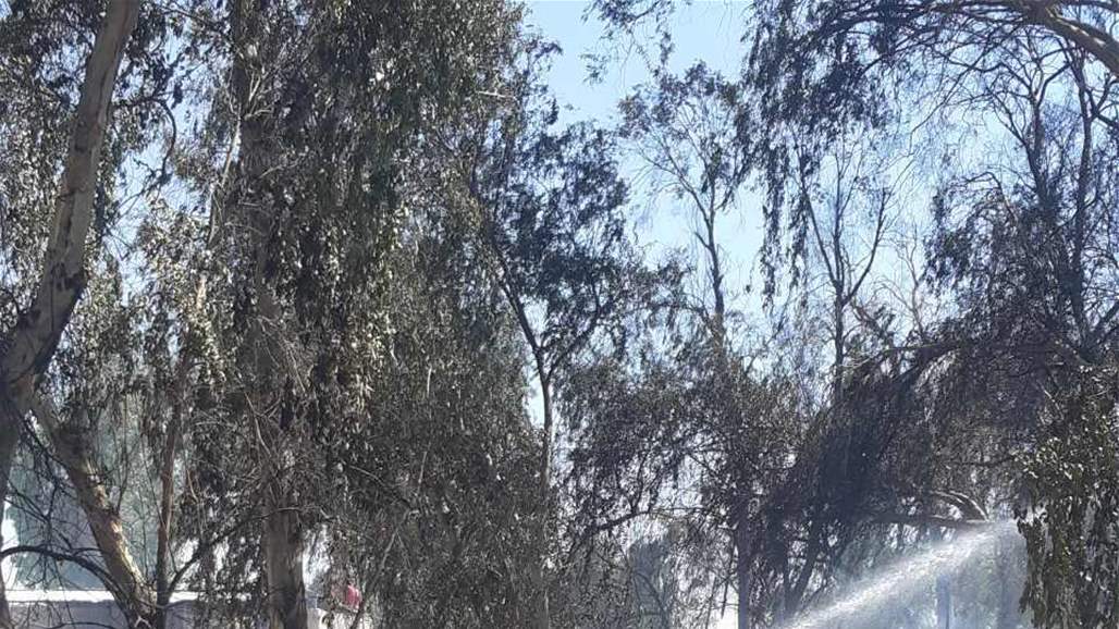  الدفاع المدني يخمد حريق المرآب المقابل لمستشفى اليرموك