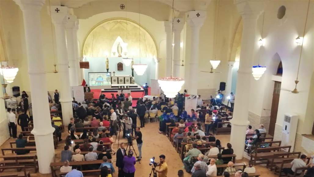 البنك المركزي يعلن إعادة افتتاح كنيسة مريم العذراء في البصرة بعد تأهيلها