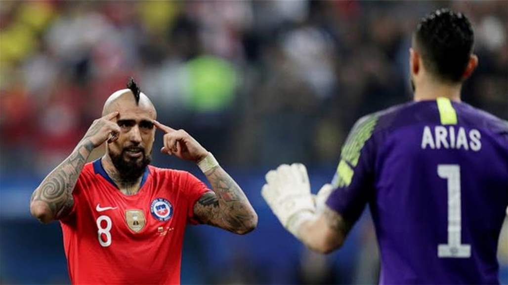 تشيلي تعبر كولومبيا بركلات الترجيح وتتأهل لنصف نهائي كوبا اميركا