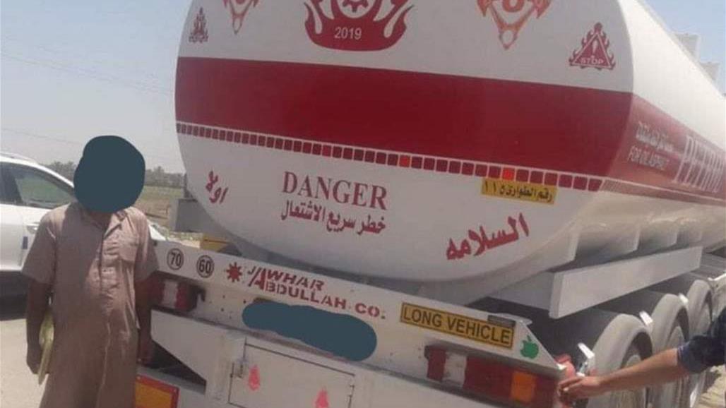 اعتقال سائق صهريج متهم بتهريب النفط شمال بغداد