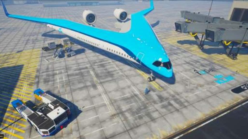 لأول مرة في التاريخ... طائرة تحمل الركاب في جناحيها!