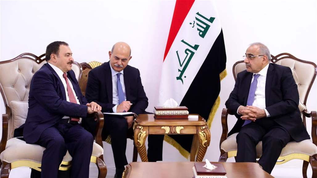  عبد المهدي لمسؤول تركي: يجب ان يكون هناك تعاون في مجال استغلال المياه بشكل افضل 