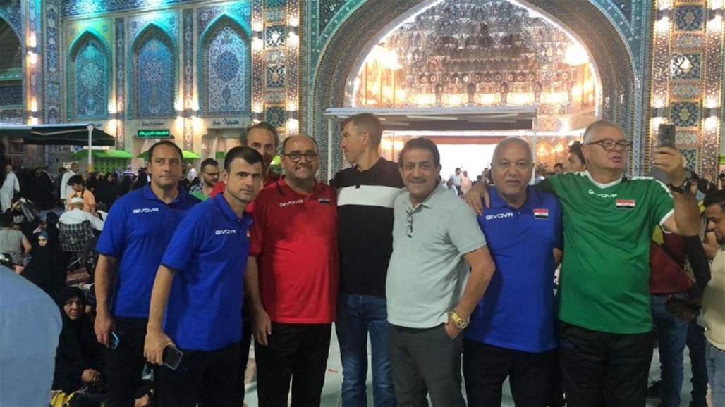 بالصور.. كاتانيتش بين الحرمين في كربلاء