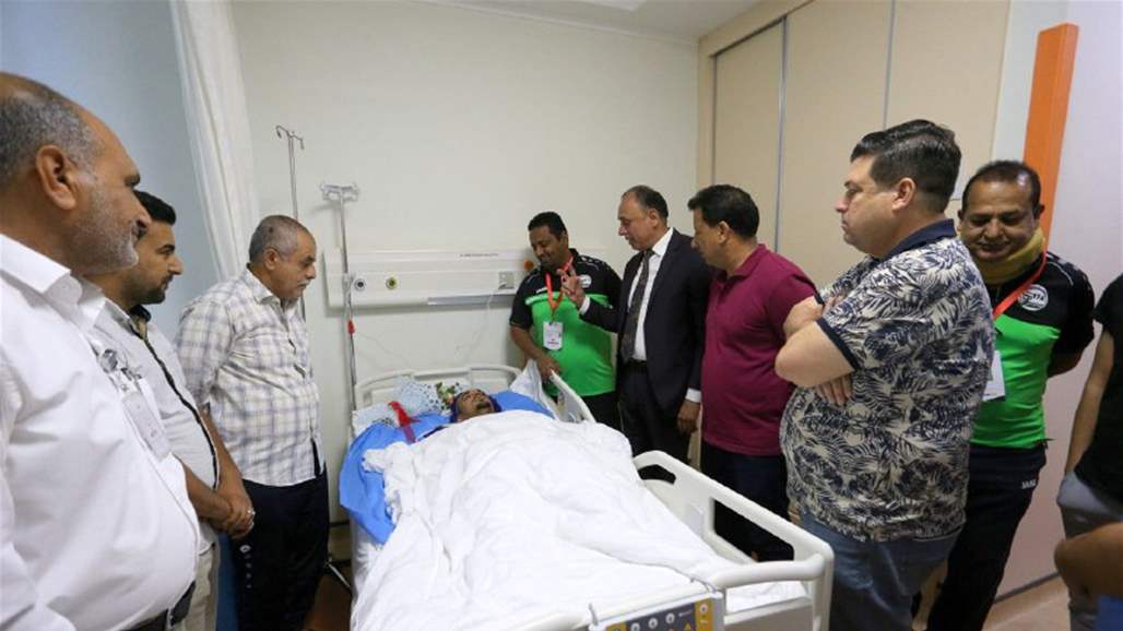 اتحاد الكرة العراقي يتكفل بعملية جراحية للاعب يمني في كربلاء