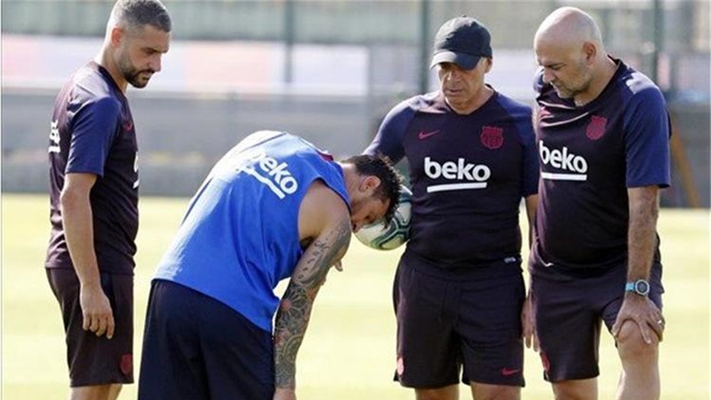 برشلونة يعلن إصابة ميسي 
