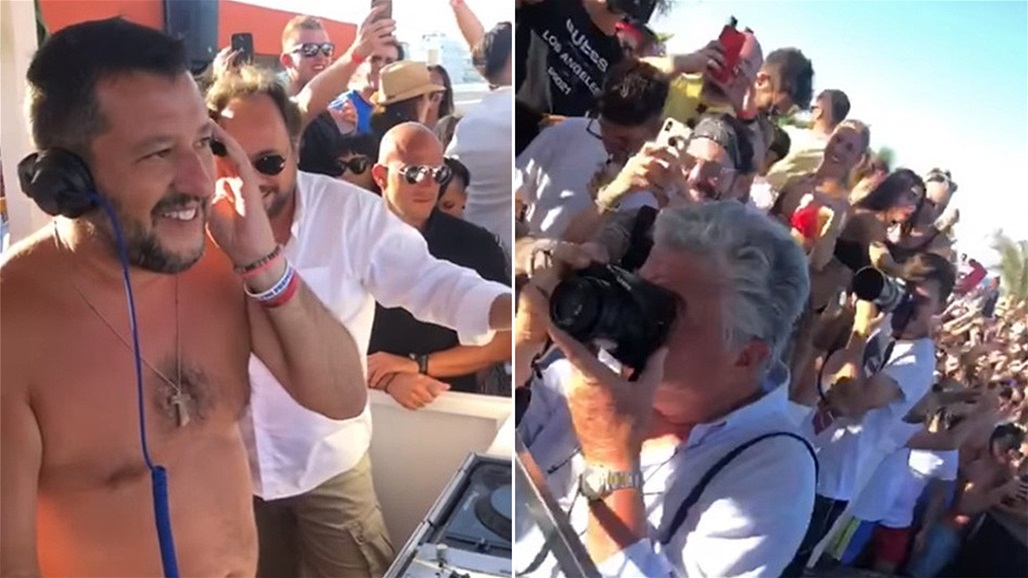 وزير إيطالي يرقص على الشاطئ ويثير الجدل! (فيديو وصور)