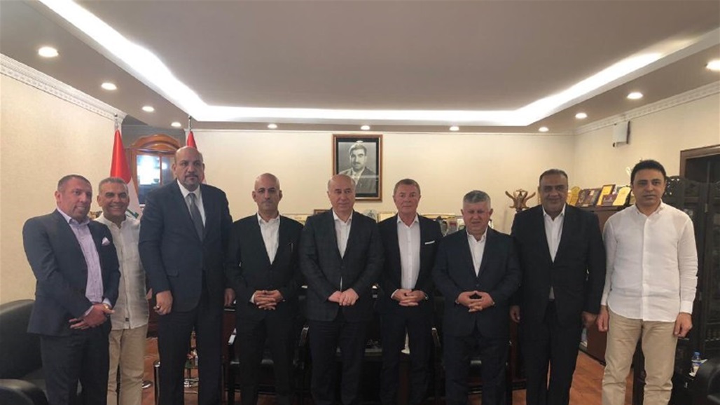 اجتماع موسع بين وفد اللجنة الأمنية الدولية وقادة الكرة العراقية