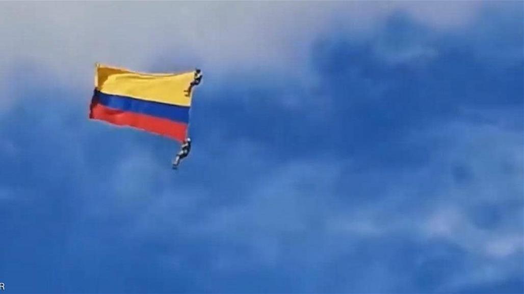 شاهد... لحظة مصرع ضابطين سقطا من هليكوبتر