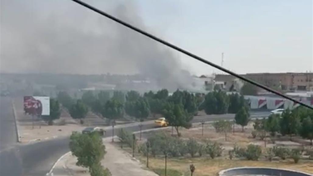 اخماد حريق اندلع داخل مقر أمني جنوبي بغداد