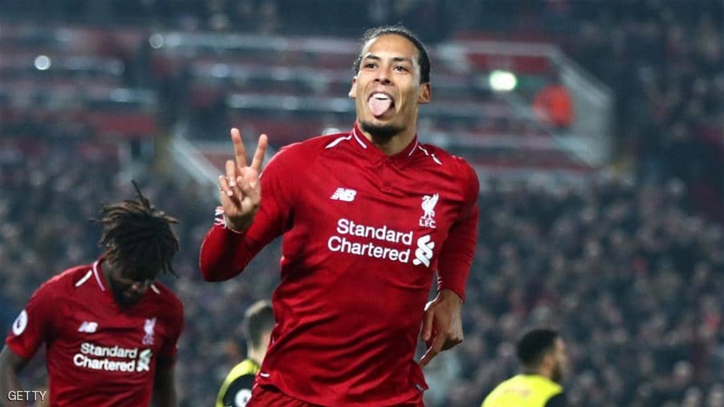 فان دايك ينافس ميسي ورونالدو على جائزة أفضل لاعب في أوروبا