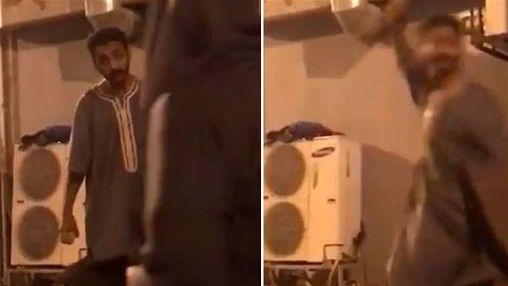 بالفيديو: شاب يعتدي على فتاة ويقذفها بحجر في مكة