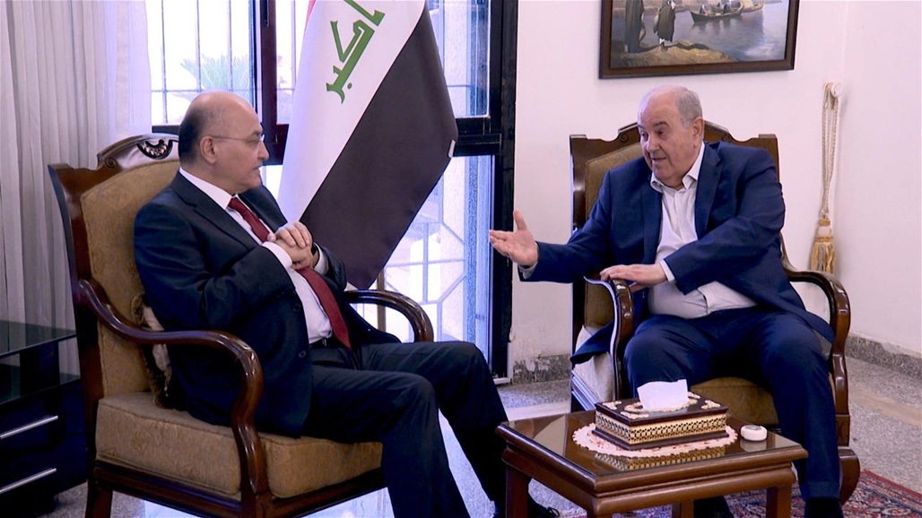 صالح وعلاوي يؤكدان على أهمية توحيد الرؤى والمواقف بين الأطراف العراقية