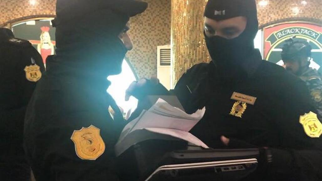 مفتشية الداخلية تنفذ عمليات دهم وتفتيش في صالات الروليت ببغداد