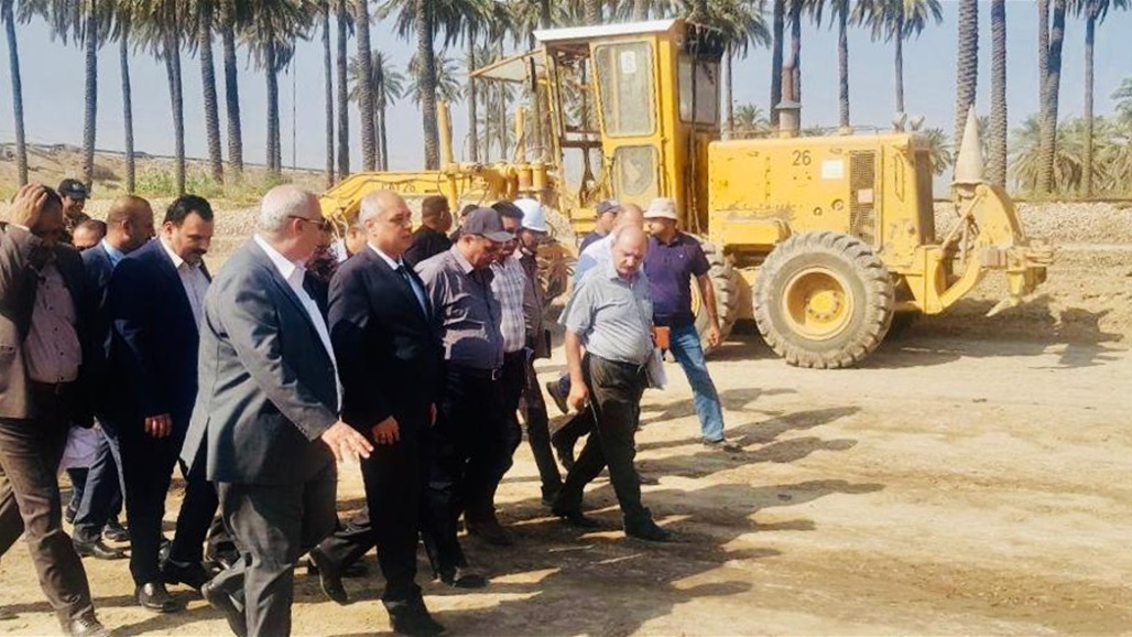 المباشرة بتنفيذ مشروع سكة حديد مزدوجة ضمن خط بغداد بصرة 