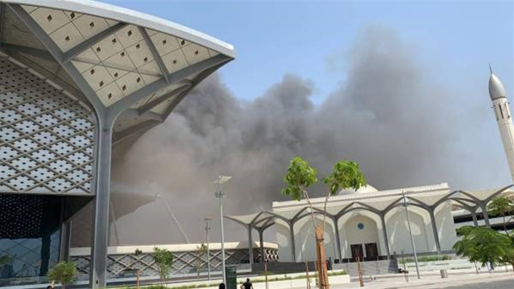 اندلاع حريق في محطة قطار بمدينة جدة السعودية
