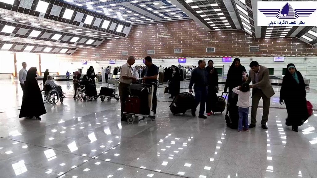 وزير النقل: اكثر من 13 الف زائر تنقلوا من والى مطار النجف 