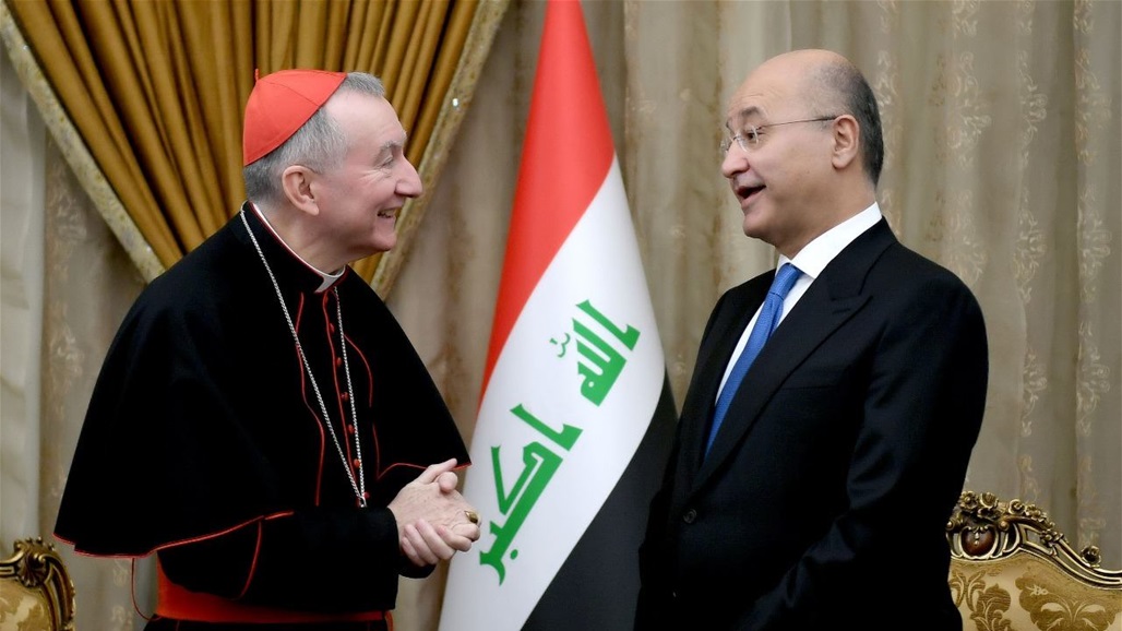 رئيس وزراء الفاتيكان لرئيس الجمهورية: نأمل تحقيق جميع تطلعات العراقيين بالحياة الكريمة