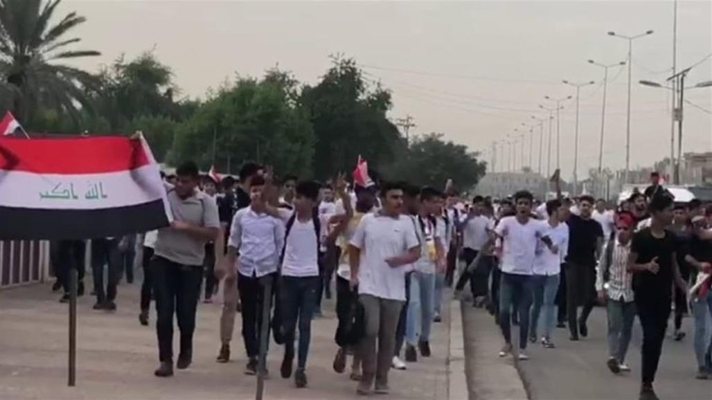 انطلاق تظاهرات طلابية في معظم مناطق بغداد وسط اجراءات امنية مشددة
