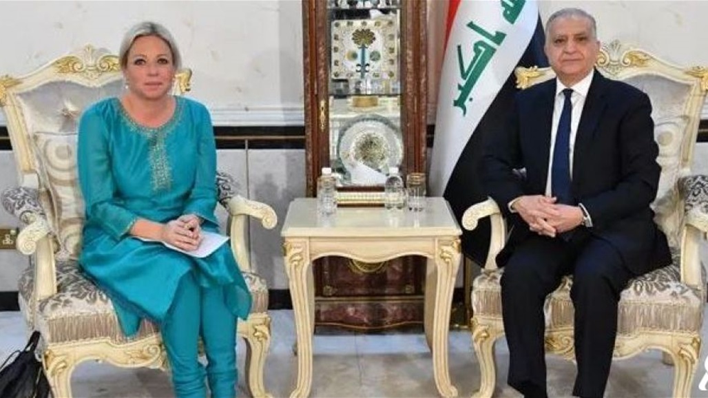 وزير الخارجية وممثلة الأمم المتحدة في العراق يبحثان تلبية مطالب المتظاهرين