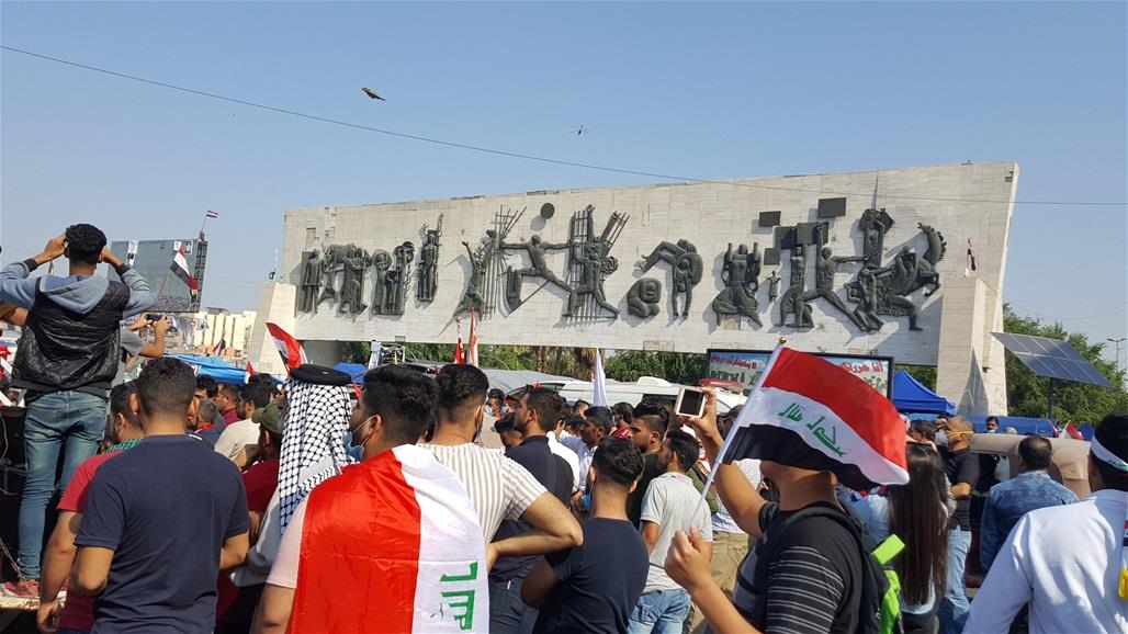 توافد مستمر الى ساحة التحرير في بغداد