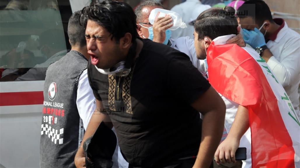 اختناق 47 شخصا في ساحة الخلاني منذ صباح اليوم