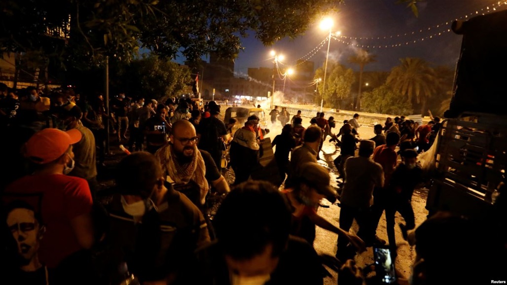 اصابة 11 شخصا بانفجار عبوة صوتية قرب ساحة الحبوبي وسط الناصرية