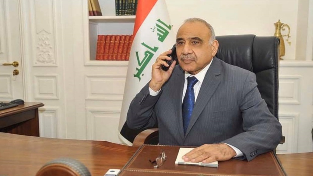 تميم يؤكد لعبد المهدي دعمه للحكومة العراقية في مواجهة التحديات