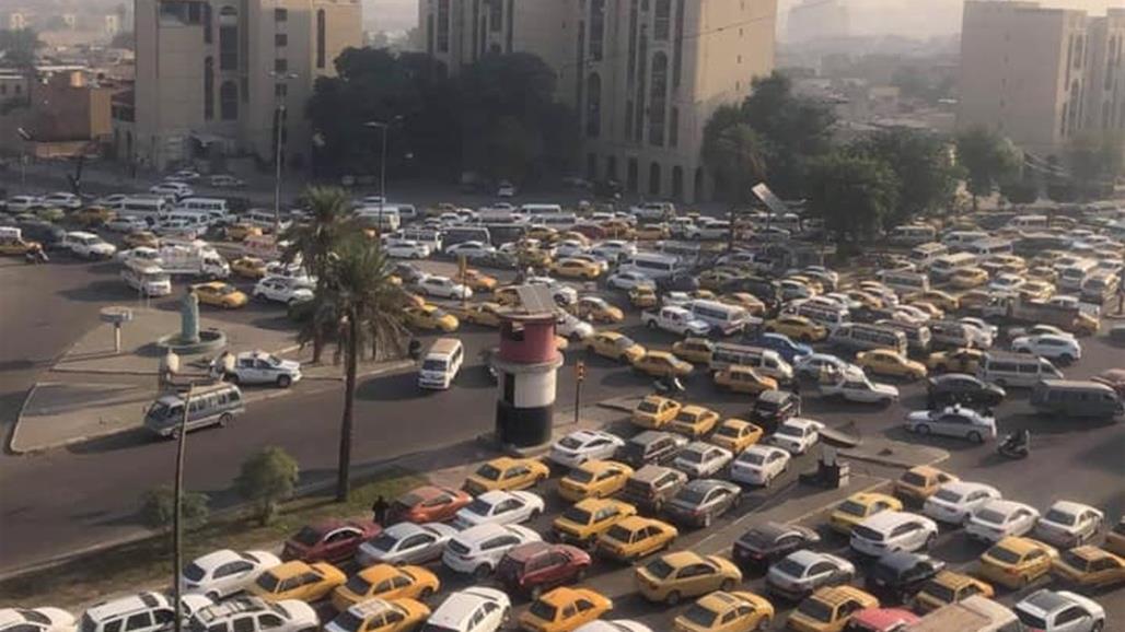 زخم مروري في معظم مناطق بغداد