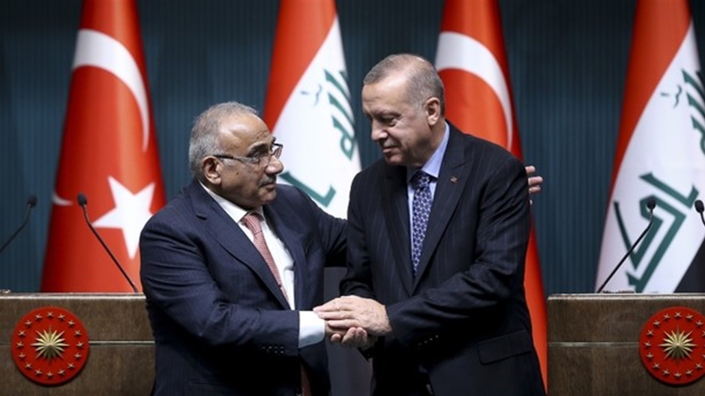 أردوغان لعبد المهدي: ندعم جهود الحكومة العراقية بالاستجابة لمطالب المتظاهرين 