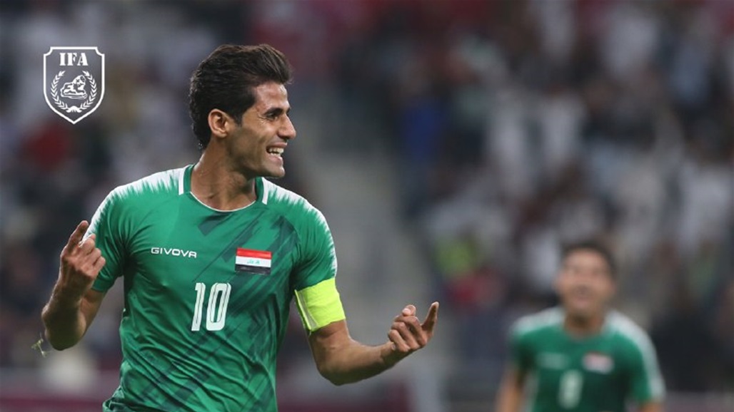 علاء عبد الزهرة يفوز بجائزة افضل لاعب في مباراة العراق والامارات