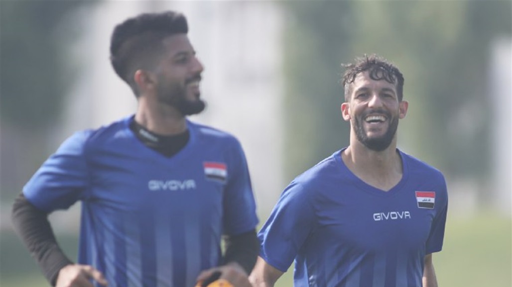 بالصورة.. الدماء تصبغ قميص "فدائي" اسود الرافدين