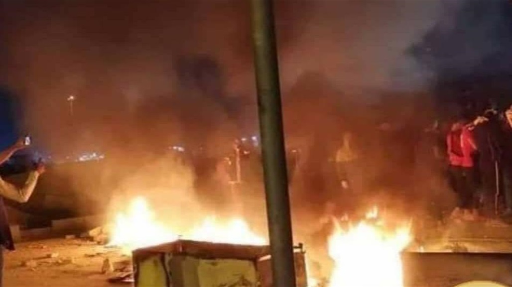 مصادمات بين متظاهرين والقوات الامنية في كربلاء