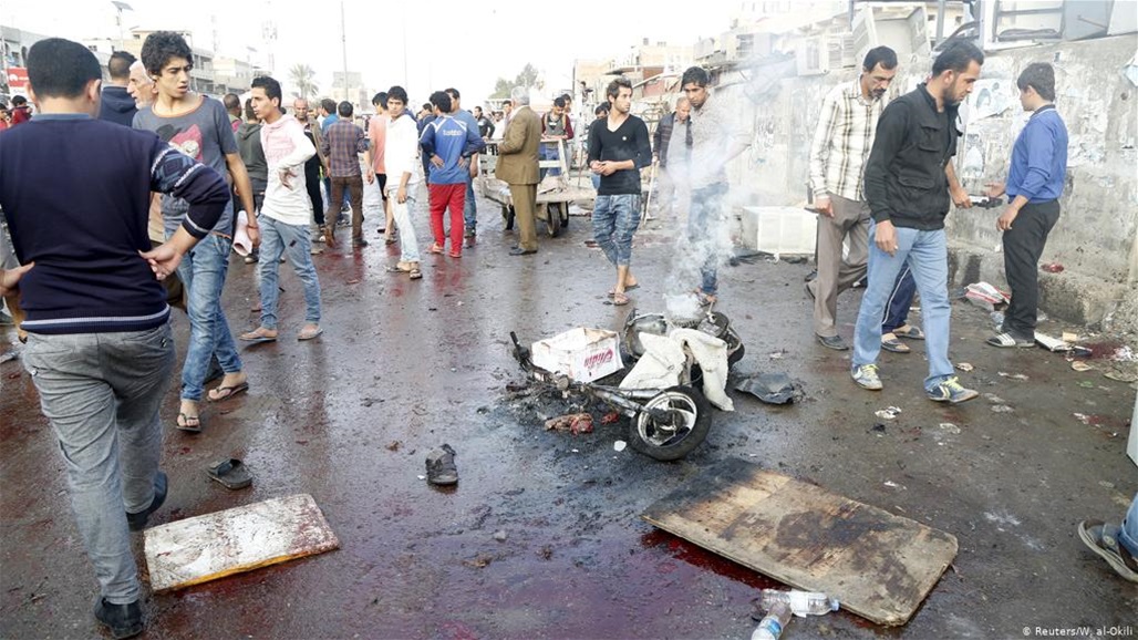 اصابة اربعة مدنيين بانفجار دراجة نارية قرب ملعب شعبي في مدينة الصدر